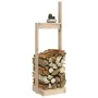 Soporte para leña madera maciza de pino 33,5x30x110 cm de , Bolsas y soportes de leña - Ref: Foro24-822616, Precio: 37,05 €, ...