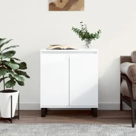 Aparador de madera contrachapada blanco brillante 60x35x70 cm de , Aparadores - Ref: Foro24-827166, Precio: 83,76 €, Descuent...