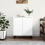 Hochglanz-Weißer Sperrholz-Sideboard 60x35x70 cm von , Sideboards - Ref: Foro24-827166, Preis: 83,76 €, Rabatt: %