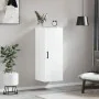 Armario de pared blanco brillante 34,5x34x90 cm de , Aparadores - Ref: Foro24-828862, Precio: 51,93 €, Descuento: %