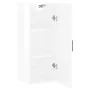 Armario de pared blanco brillante 34,5x34x90 cm de , Aparadores - Ref: Foro24-828862, Precio: 51,93 €, Descuento: %