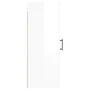 Armario de pared blanco brillante 34,5x34x90 cm de , Aparadores - Ref: Foro24-828862, Precio: 51,93 €, Descuento: %