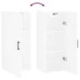 Bright white wall cabinet 34.5x34x90 cm by , Sideboards - Ref: Foro24-828862, Price: 51,93 €, Discount: %