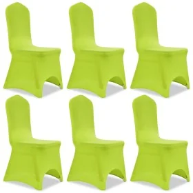 Elastischer Stuhlbezug, 6 Stück, grün von , Abdeckungen - Ref: Foro24-131414, Preis: 30,88 €, Rabatt: %