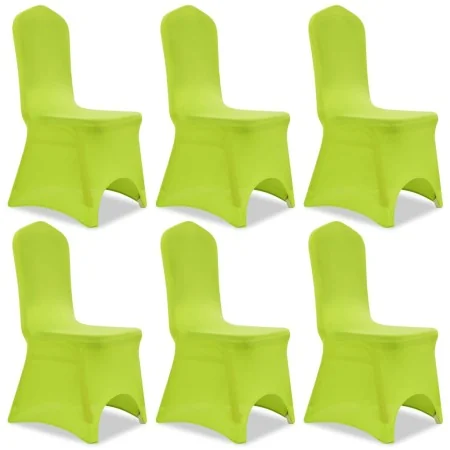 Elastischer Stuhlbezug, 6 Stück, grün von , Abdeckungen - Ref: Foro24-131414, Preis: 30,88 €, Rabatt: %