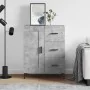 Grauer Beton-Engineered-Holz-Sideboard 69,5x34x90 cm von , Sideboards - Ref: Foro24-830264, Preis: 98,16 €, Rabatt: %