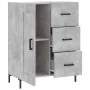 Grauer Beton-Engineered-Holz-Sideboard 69,5x34x90 cm von , Sideboards - Ref: Foro24-830264, Preis: 98,16 €, Rabatt: %