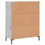 Grauer Beton-Engineered-Holz-Sideboard 69,5x34x90 cm von , Sideboards - Ref: Foro24-830264, Preis: 98,16 €, Rabatt: %