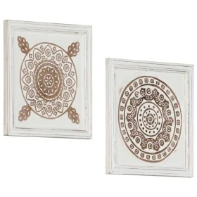 Hand-carved wall panels 2 units MDF 40x40x1.5cm by , Wall covering - Ref: Foro24-321659, Price: 36,06 €, Discount: %