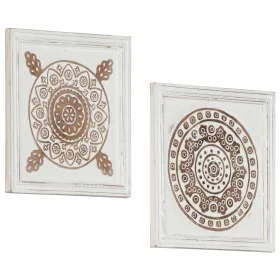 Handgeschnitzte Wandpaneele, 2 Stück, MDF, 40x40x1,5cm. von , Wandverkleidung - Ref: Foro24-321659, Preis: 36,06 €, Rabatt: %