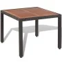 Gartenessgruppe mit 5 Teilen und schwarzen Kunststoff-Rattan-Kissen. von , Gartensets - Ref: Foro24-41307, Preis: 504,09 €, R...
