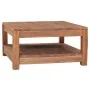 Solid teak wood coffee table 68x67x35 cm by , Coffee table - Ref: Foro24-332859, Price: 172,28 €, Discount: %
