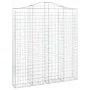 Gabion baskets 8 units arch shape iron 200x30x220/240 cm by , Pots and planters - Ref: Foro24-3145562, Price: 1,00 €, Discoun...