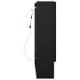 Armario de baño con espejo negro 80x15x60 cm de vidaXL, Tocadores de baño - Ref: Foro24-323605, Precio: 113,50 €, Descuento: %