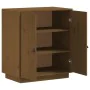 Solid pine wood sideboard in honey brown color, 65.5x40x75 cm by , Sideboards - Ref: Foro24-820120, Price: 106,15 €, Discount: %