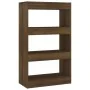 Shelf/divider engineered wood brown oak 60x30x103 cm by , Bookcases and shelves - Ref: Foro24-813604, Price: 56,70 €, Discoun...