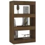 Shelf/divider engineered wood brown oak 60x30x103 cm by , Bookcases and shelves - Ref: Foro24-813604, Price: 56,70 €, Discoun...