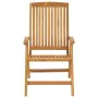 Reclining garden chairs and 4 solid teak wood cushions by , Garden chairs - Ref: Foro24-3196474, Price: 646,43 €, Discount: %
