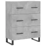 Engineered wood sideboard in gray concrete 69.5x34x90 cm by , Sideboards - Ref: Foro24-827880, Price: 110,36 €, Discount: %