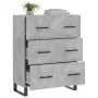 Grauer Beton-Engineered-Holz-Sideboard 69,5x34x90 cm von , Sideboards - Ref: Foro24-827880, Preis: 110,36 €, Rabatt: %