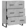 Engineered wood sideboard in gray concrete 69.5x34x90 cm by , Sideboards - Ref: Foro24-827880, Price: 110,36 €, Discount: %
