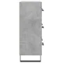 Engineered wood sideboard in gray concrete 69.5x34x90 cm by , Sideboards - Ref: Foro24-827880, Price: 110,36 €, Discount: %