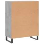 Engineered wood sideboard in gray concrete 69.5x34x90 cm by , Sideboards - Ref: Foro24-827880, Price: 110,36 €, Discount: %