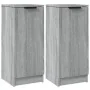 Display cabinets 2 units plywood gray Sonoma 30x30x70 cm by , Sideboards - Ref: Foro24-817009, Price: 70,30 €, Discount: %