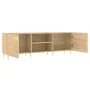 TV stand made of Sonoma oak engineered wood 150x30x50 cm by , TV Furniture - Ref: Foro24-829087, Price: 119,72 €, Discount: %