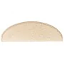 Stair treads 10 units cream 65x21x4 cm by , Stair mats - Ref: Foro24-149807, Price: 59,54 €, Discount: %