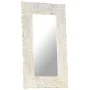 Solid white mango wood mirror 80x50 cm by , Mirrors - Ref: Foro24-321633, Price: 111,40 €, Discount: %