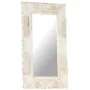 Solid white mango wood mirror 80x50 cm by , Mirrors - Ref: Foro24-321633, Price: 111,40 €, Discount: %