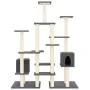 Cat scratcher with dark gray sisal posts 145 cm by , Cat furniture - Ref: Foro24-171532, Price: 94,05 €, Discount: %