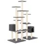 Cat scratcher with dark gray sisal posts 145 cm by , Cat furniture - Ref: Foro24-171532, Price: 94,05 €, Discount: %