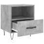 Mesita de noche madera ingeniería gris hormigón 40x35x47,5 cm de , Mesitas de noche - Ref: Foro24-827428, Precio: 43,23 €, De...
