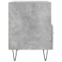 Mesita de noche madera ingeniería gris hormigón 40x35x47,5 cm de , Mesitas de noche - Ref: Foro24-827428, Precio: 43,23 €, De...
