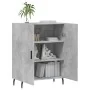 Engineered wood sideboard in gray concrete 69.5x34x90 cm by , Sideboards - Ref: Foro24-827744, Price: 83,74 €, Discount: %