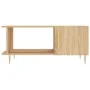 Eichenholz-Sonoma-Schichtholz-Couchtisch 90x50x40 cm von , Couchtisch - Ref: Foro24-829479, Preis: 58,77 €, Rabatt: %