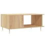 Oak Sonoma plywood coffee table 90x50x40 cm by , Coffee table - Ref: Foro24-829479, Price: 58,77 €, Discount: %