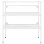 Weißes Eisenwaschbeckenstruktur 79x38x83 cm von , Badezimmerwaschtische - Ref: Foro24-338486, Preis: 64,30 €, Rabatt: %