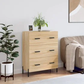 Engineered wood sideboard in Sonoma oak 69.5x34x90 cm by , Sideboards - Ref: Foro24-827863, Price: 115,42 €, Discount: %