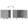 Bedside table made of gray concrete engineered wood, 40x40x50 cm. by , Nightstands - Ref: Foro24-827524, Price: 28,11 €, Disc...