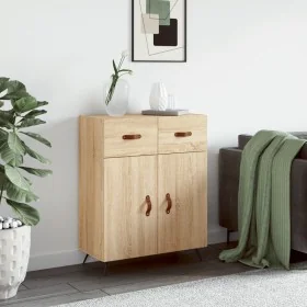 Engineered wood sideboard in Sonoma oak 69.5x34x90 cm by , Sideboards - Ref: Foro24-827951, Price: 82,04 €, Discount: %