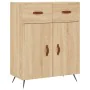 Aparador de madera de ingeniería roble Sonoma 69,5x34x90 cm de , Aparadores - Ref: Foro24-827951, Precio: 82,03 €, Descuento: %