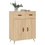 Engineered wood sideboard in Sonoma oak 69.5x34x90 cm by , Sideboards - Ref: Foro24-827951, Price: 82,04 €, Discount: %