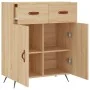 Engineered wood sideboard in Sonoma oak 69.5x34x90 cm by , Sideboards - Ref: Foro24-827951, Price: 82,04 €, Discount: %