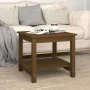 Massiver Kiefernholz-Couchtisch in Honigbraun 50x50x45 cm von , Couchtisch - Ref: Foro24-822280, Preis: 64,87 €, Rabatt: %