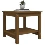 Massiver Kiefernholz-Couchtisch in Honigbraun 50x50x45 cm von , Couchtisch - Ref: Foro24-822280, Preis: 64,87 €, Rabatt: %