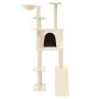 Katzenkratzbaum mit cremefarbenen Sisalstangen 166 cm von , Katzenmöbel - Ref: Foro24-171681, Preis: 96,44 €, Rabatt: %