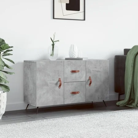 Engineered wood sideboard in concrete grey, 100x36x60 cm. by , Sideboards - Ref: Foro24-828144, Price: 84,23 €, Discount: %
